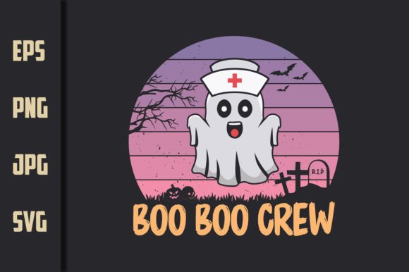 Boo Boo Crew - Halloween T-shirt Vector | Graphics & Print