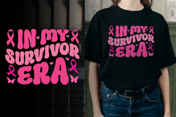 Breast Cancer SVG: In My Survivor Era Graphics
