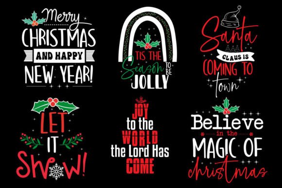 Christmas Bundle Graphics and T-Shirt Designs