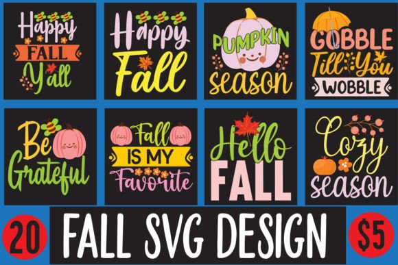 Fall SVG T-shirt Design Bundle: An Embroiderer’s Test