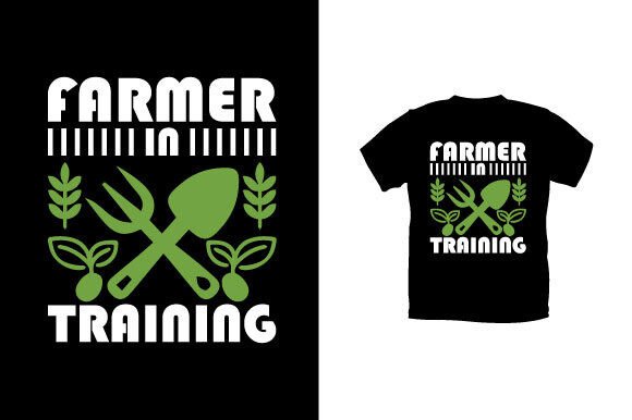 Farmer T-shirt Design 115: A Graphics Asset for T-Shirt Makers