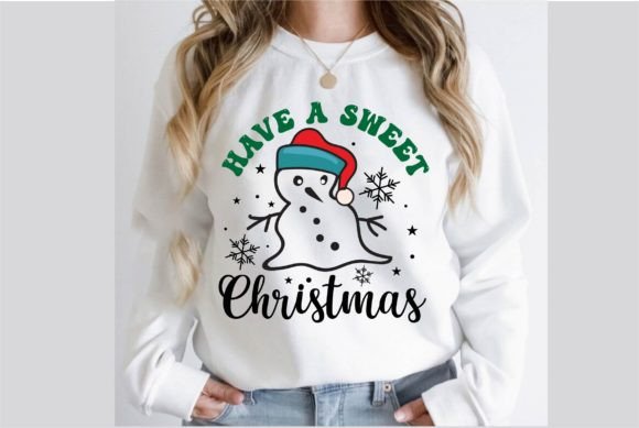 Have a Sweet Christmas Retro Graphics for T-Shirt Designs