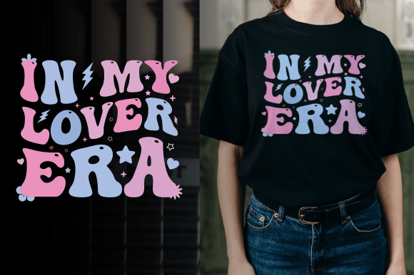 In My Lover Era Retro Wavy SVG: T-Shirt Graphics Review