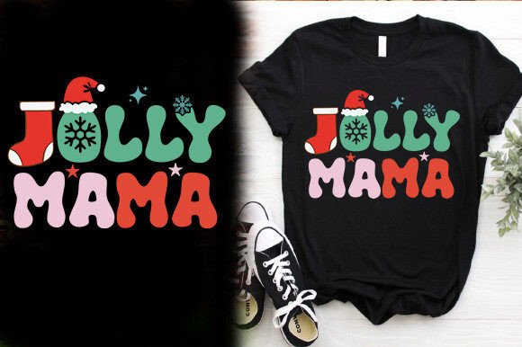 Jolly Mama Vector: Vintage Graphics for T-Shirt Designs