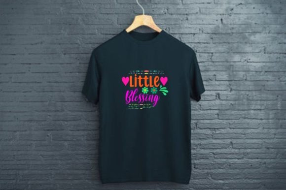 LITTLE BLESSINGS Baby T-Shirt Design Embroidery Review