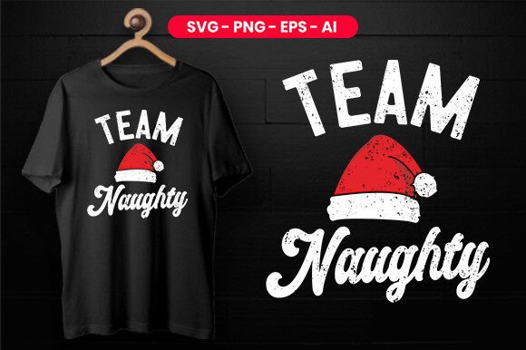 Team Naughty Christmas Printable T-Shirt: A Designer Review