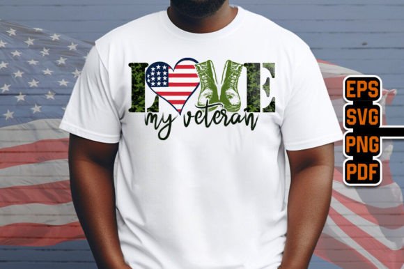 Trendy Veteran Love T-Shirt Design Graphics Review