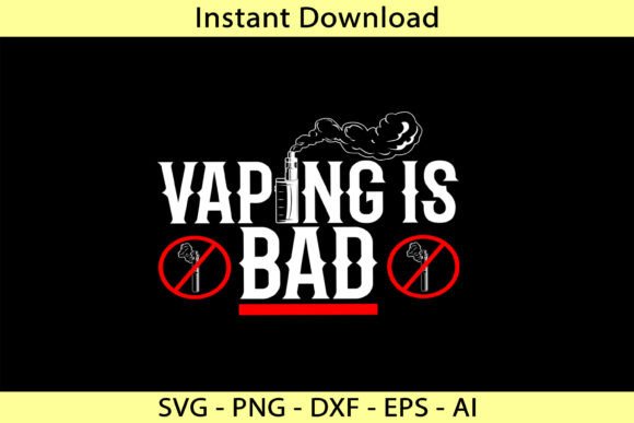 Vaping is Bad: T-Shirt Graphics Review