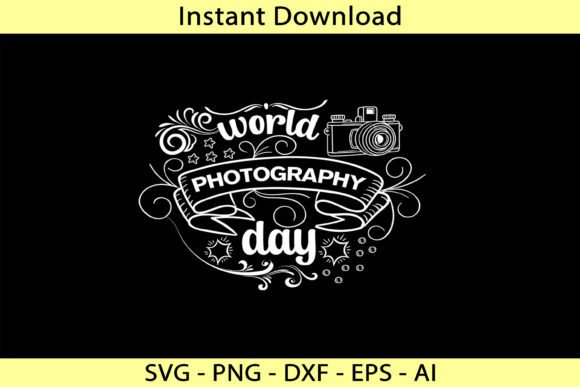 World Photography Day Graphics for T-Shirt Designs Review